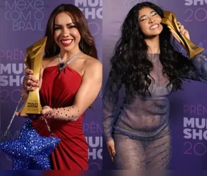 Cantoras paraenses são vencedoras no Prêmio Multishow sendo escolhidas pelo voto popular