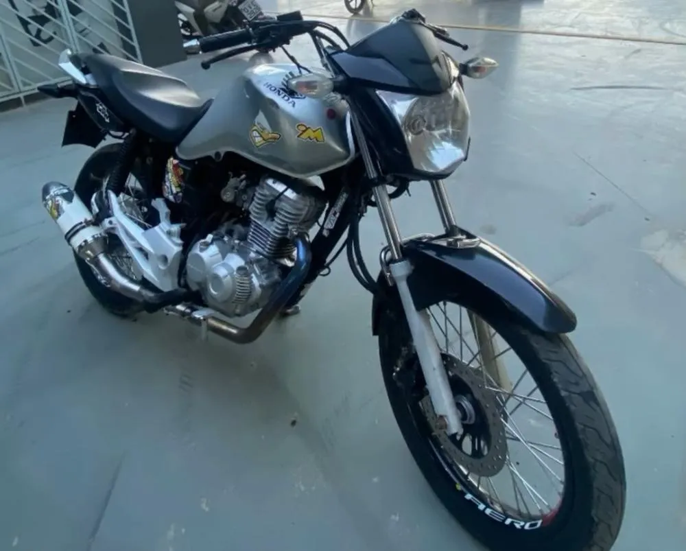 Moto que foi roubada de entregador em Uruará, na madrugada desta sexta-feira, 16 de outubro